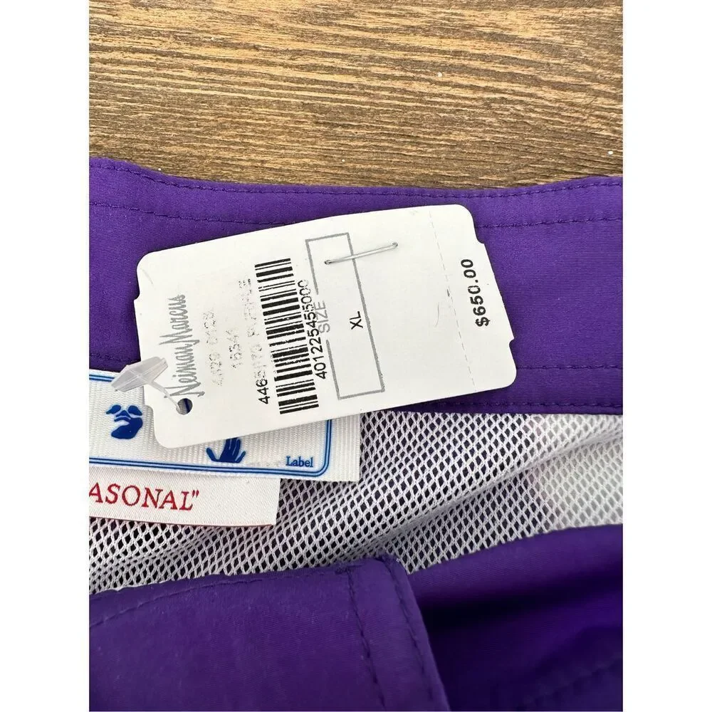NWT- Off White Tie Dye Sunrise Swimming Suit, purple/lime
